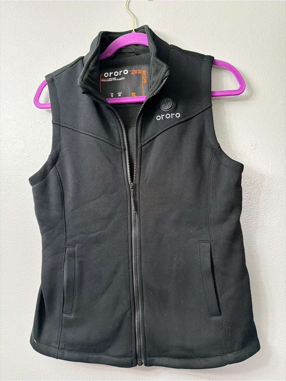 ORORO Women's Fleece Heated Vest NO Battery   Small